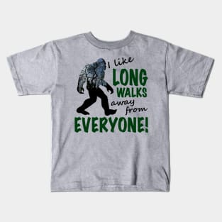 I like Long Walks Kids T-Shirt